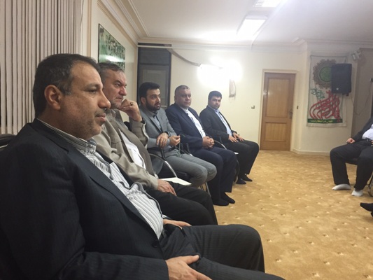 دیدار نماینده ولی فقیه و جمعی از مسئولان با دبیر مجمع تشخیص مصلحت نظام