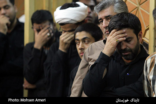 مراسم وداع با شهید مدافع حرم فرشاد حسونی زاده در اهواز برگزار شد + تصاویر