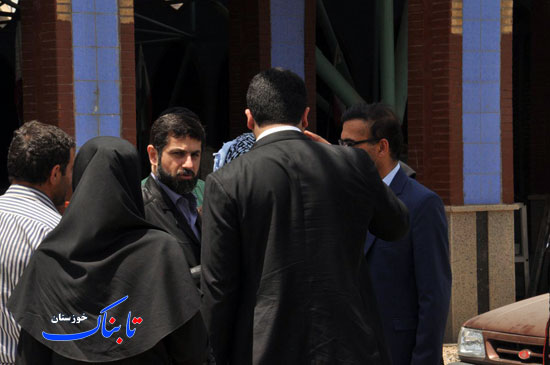 تصاویر/ ادای احترام استاندار جدید خوزستان به مقام شهدا