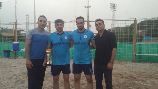 قهرمانی هیات اهواز در مسابقات والیبال ساحلی گارگری خوزستان