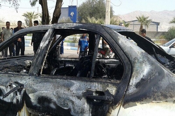 خودرو یکی از مدیران شهرداری آبادان به آتش کشیده‌شد