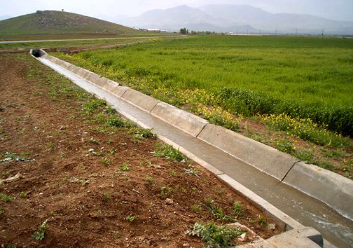 افتتاح یک طرح آب و خاک در شهرستان آوج