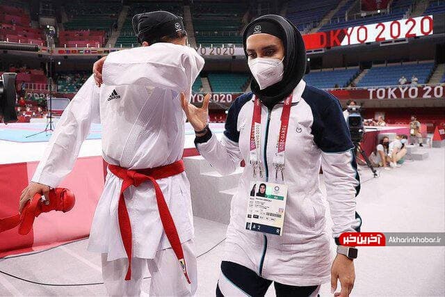 شکست حمیده عباسعلی نماینده کاراته کشورمان در المپیک+ فیلم/عکس