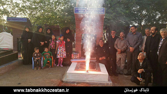 جشن تولد فرزندان شهید مدافع حرم در کنار پدر + تصاویر