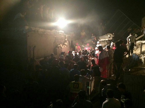 انفجار گاز در کوی رمضان اهواز / تخریب چند واحد مسکونی + تصویر