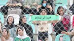 حضور پرشور بانوان در ورزشگاه تختی خرم‌آباد + فیلم